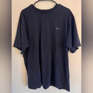 Nike Men's Vintage Navy Blue Short Sleeve Tee
